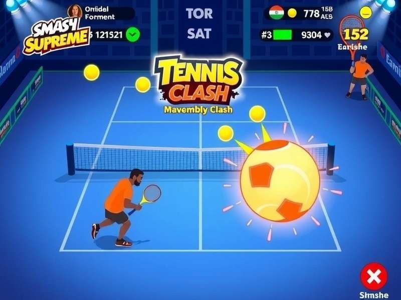 Tennis Clash Smash Supreme Gameplay
